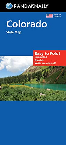 Easy To Fold! Colorado State Laminated Map - Wide World Maps & MORE!