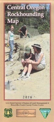 Central Oregon Rockhounding Map - Wide World Maps & MORE! - Book - Wide World Maps & MORE! - Wide World Maps & MORE!