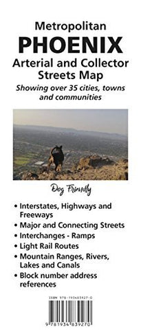 Metropolitan Phoenix Arterial and Collector Streets Map Showing Over 35 Cities, Towns, & Communities - Wide World Maps & MORE! - Map - Wide World Maps & MORE! - Wide World Maps & MORE!