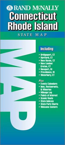Rand McNally Connecticut/Rhode Island: State Map (State Maps-USA) - Wide World Maps & MORE! - Book - Wide World Maps & MORE! - Wide World Maps & MORE!