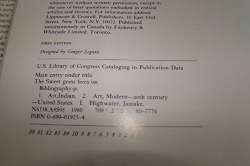 The Sweet Grass Lives On: Fifty Contemporary North American Indian Artists - Wide World Maps & MORE!