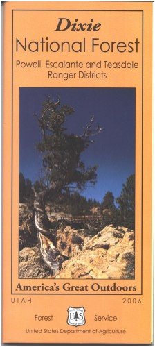 Dixie National Forest East: Powell, Escalante & Teasdale Ranger Districts - Wide World Maps & MORE! - Map - United States Department of Agriculture - Wide World Maps & MORE!