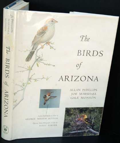 Birds of Arizona 1st edition by Allan Phillips, Joe Marshall, Gale Monson (1964) Hardcover - Wide World Maps & MORE!