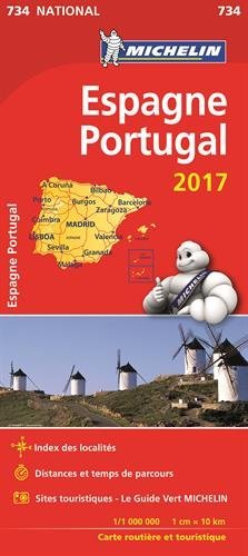 Carte Nationale 734 Espagne, Portugal 2017 [ National map Spain , Portugal ] (French Edition) - Wide World Maps & MORE! - Book - Wide World Maps & MORE! - Wide World Maps & MORE!