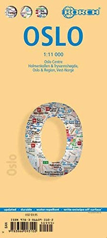 Oslo Borch Map 1:11 000 (English, French and German Edition) - Wide World Maps & MORE! - Book - Wide World Maps & MORE! - Wide World Maps & MORE!