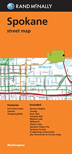 Folded Map: Spokane Street Map (Rand Mcnally Street Maps) - Wide World Maps & MORE!