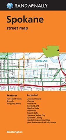 Folded Map: Spokane Street Map (Rand Mcnally Street Maps) - Wide World Maps & MORE!
