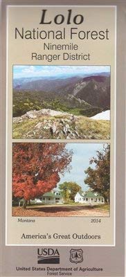 Lolo National Forest - Ninemile Ranger District Map - Wide World Maps & MORE! - Book - Wide World Maps & MORE! - Wide World Maps & MORE!