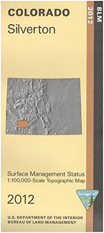 Map: Silverton Surface Management - Wide World Maps & MORE! - Book - Wide World Maps & MORE! - Wide World Maps & MORE!