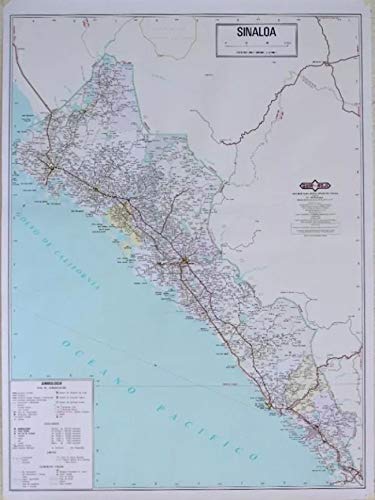 Estado de Sinaloa Red Carretera | Escala 1:945,000 - Wide World Maps & MORE! - Map - Guia Roji - Wide World Maps & MORE!