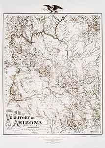 Official Map of the Territory of Arizona 1880 Enlarged Dry Erase Laminated - Wide World Maps & MORE! - Map - Wide World Maps & MORE! - Wide World Maps & MORE!