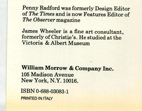 The History of Furniture Anne Charlish; Jonathan Bourne; Francis Watson; John Pope-Hennessy and Faith Perkins - Wide World Maps & MORE!