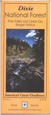 Map: Dixie National Forest Pine Valley Cedar City - Wide World Maps & MORE! - Book - Wide World Maps & MORE! - Wide World Maps & MORE!