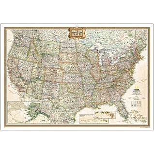 2003 National Geographic U.S.A. Wall Map (Executive Series) - Wide World Maps & MORE! - Map - National Geographic Maps - Wide World Maps & MORE!