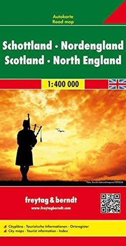 Scotland/North England (Road Maps) by Freytag-Berndt und Artaria (2005-04-01) - Wide World Maps & MORE!