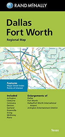 Rand McNally Folded Map: Dallas-Fort Worth Regional Map - Wide World Maps & MORE!