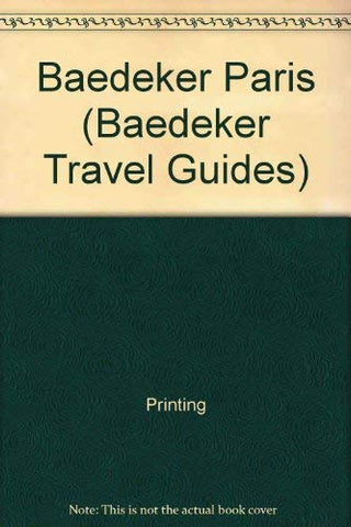 Baedeker Paris (Baedeker Travel Guides) [Paperback] - Wide World Maps & MORE!
