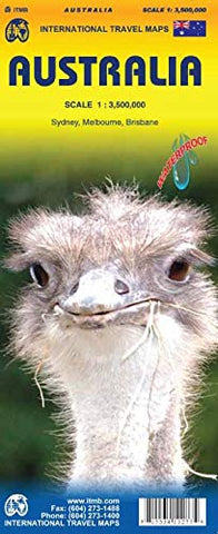 Australia Waterproof - Wide World Maps & MORE! - Map - ITMB Publishing, Ltd. - Wide World Maps & MORE!