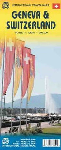Geneva and Switzerland Travel Reference Map 1:7,000/1:360,000 - Wide World Maps & MORE! - Map - ITMB Publishing, Ltd. - Wide World Maps & MORE!