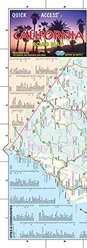 California Road Map, California (Quick Access) - Wide World Maps & MORE! - Map - GM Johnson - Wide World Maps & MORE!
