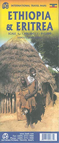 Ethiopia 1 : 2 000 000 & Eritrea 1 : 900 000 - Wide World Maps & MORE!