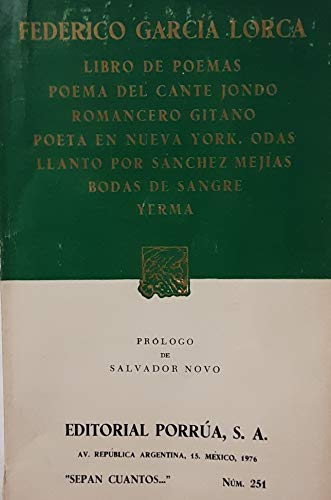 Federico Garcia Lorca Libro de Poemas - Wide World Maps & MORE! - Book - Wide World Maps & MORE! - Wide World Maps & MORE!