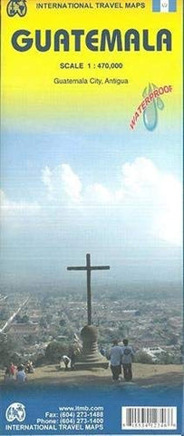 Guatemala Dry Erase Laminated, Rolled - Wide World Maps & MORE!