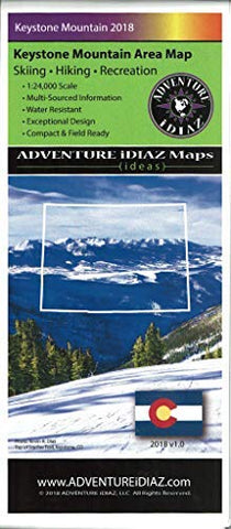Keystone Mountain Area Map - Wide World Maps & MORE! - Map - Adventure iDiaz Maps - Wide World Maps & MORE!