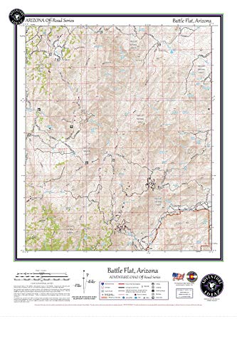Battle Flat, Arizona / Off-Road Series - Wide World Maps & MORE! - Map - Adventure iDiaz Maps - Wide World Maps & MORE!