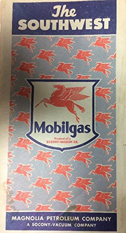 The Southwest Mobilgas Magnolia Petroleum Company Folding Road Map - Wide World Maps & MORE! - Book - Wide World Maps & MORE! - Wide World Maps & MORE!