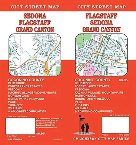 Flagstaff / Sedona / Grand Canyon, Arizona Street Map - Wide World Maps & MORE! - Book - Wide World Maps & MORE! - Wide World Maps & MORE!