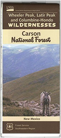 Map: Wheeler Peak, Latir Peak, Columbine -Hondo Wildernesses - Wide World Maps & MORE! - Book - Wide World Maps & MORE! - Wide World Maps & MORE!