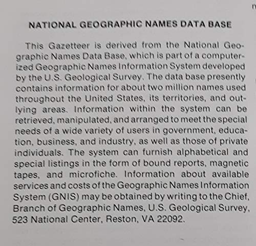 The National Gazetteer of the United States of America - Arizona 1986 - U.S. Geological Survey Professional Paper 1200-AZ - Wide World Maps & MORE! - Book - Wide World Maps & MORE! - Wide World Maps & MORE!