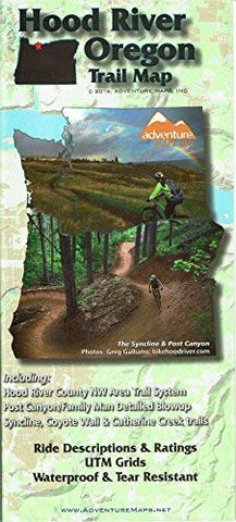 Hood River, Oregon Trail Map - Wide World Maps & MORE! - Map - Adventure Maps - Wide World Maps & MORE!