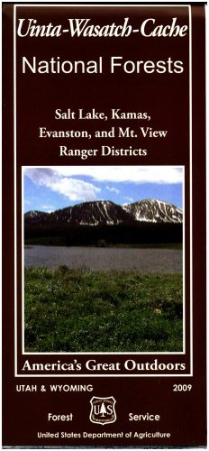 Map: Uinta-Wasatch-Cache NF: Salt Lake, Kamas, Evanston, & Mt. View RDs - Wide World Maps & MORE! - Map - United States Department of Agriculture - Wide World Maps & MORE!