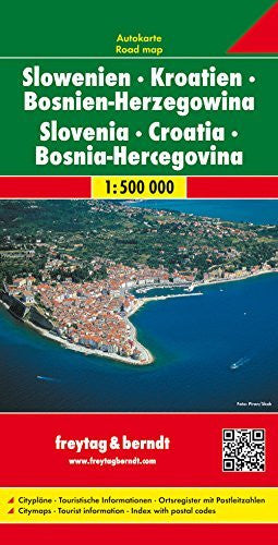 Slovenia/Croatia/Bosnia- Herzegovina - Wide World Maps & MORE! - Book - Freytag & Berndt - Wide World Maps & MORE!