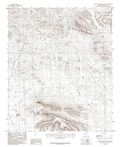 Yellow Medicine Butte, Arizona (7.5'×7.5' Topographic Quadrangle) - Wide World Maps & MORE!
