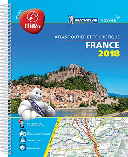 2018 France Laminated Road Atlas (25150) (French Edition) - Wide World Maps & MORE!