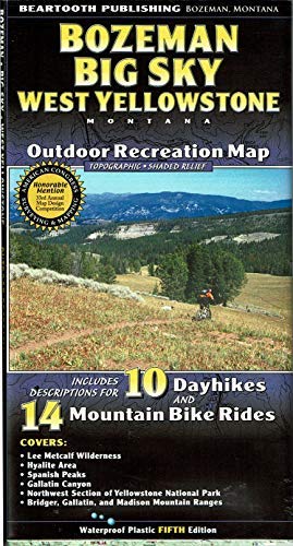 Bozeman | Big Sky | West Yellowstone Outdoor Recreation Map - Wide World Maps & MORE! - Book - Wide World Maps & MORE! - Wide World Maps & MORE!