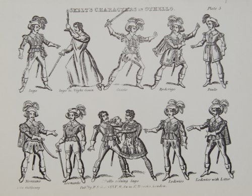 Skelt's Characters and Scenes in Othello: In 8 plates of characters, 8 scenes, 3 plates of wings No. 1,6,& 20 - Wide World Maps & MORE! - Book - Wide World Maps & MORE! - Wide World Maps & MORE!
