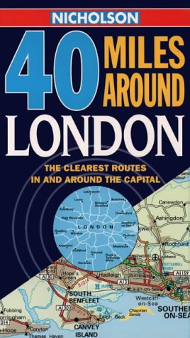 Nicholson 40 Miles Around London - Wide World Maps & MORE! - Book - Wide World Maps & MORE! - Wide World Maps & MORE!