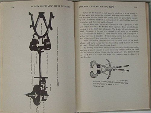 Modern Watch and Clock Repairing .... Complete in One Volume [Hardcover] Harris, P. Buford - Wide World Maps & MORE!
