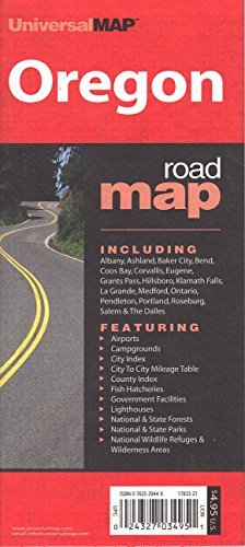 Oregon State Map - Wide World Maps & MORE! - Book - Wide World Maps & MORE! - Wide World Maps & MORE!