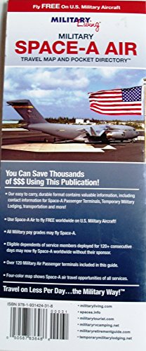 Military Space-A Air Travel Map and Pocket Directory (2009) - Wide World Maps & MORE!