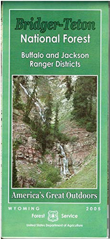 Bridger Teton National Forest Map (Buffalo & Jackson RD) - Waterproof - Wide World Maps & MORE!