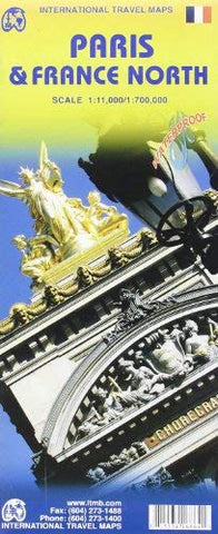 Paris & Northern France 1:11,000/1:700,000 - Wide World Maps & MORE! - Book - Wide World Maps & MORE! - Wide World Maps & MORE!