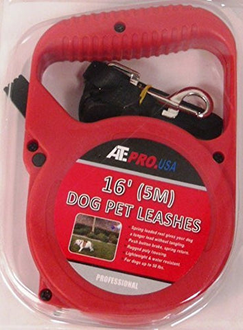 16' (5M) Retractable Dog Leash - Wide World Maps & MORE! - Pet Products - American Tool Exchange - Wide World Maps & MORE!