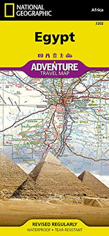 Egypt (National Geographic Adventure Map, 3202) - Wide World Maps & MORE!