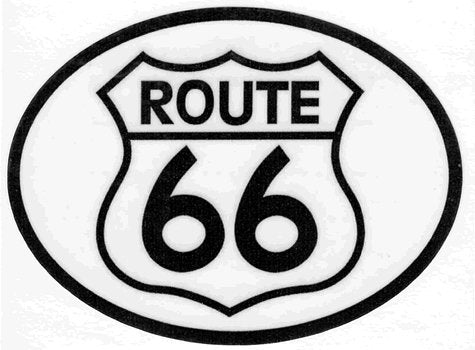 US Route 66 Map & Decal Set [Map] Global Graphics - Wide World Maps & MORE!