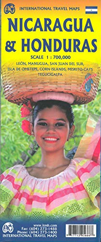 Nicaragua & Honduras Travel Reference Map (Waterproof) 1:700,000 - Wide World Maps & MORE!